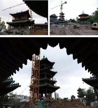 迎澤公園二期國慶盛裝亮相，仿古建筑再現龍城風華